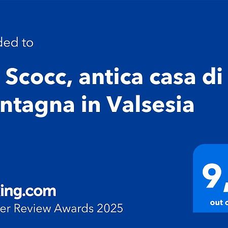 MolliaCa' Scocc, Antica Casa Di Montagna In Valsesia别墅 外观 照片