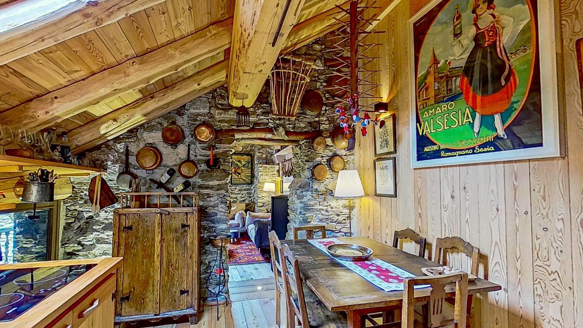 MolliaCa' Scocc, Antica Casa Di Montagna In Valsesia别墅 外观 照片