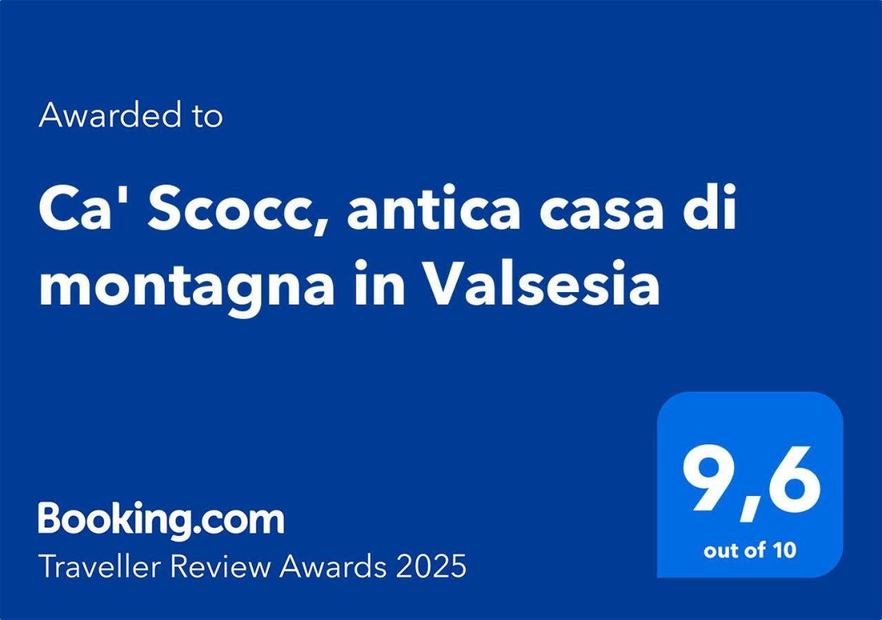 MolliaCa' Scocc, Antica Casa Di Montagna In Valsesia别墅 外观 照片